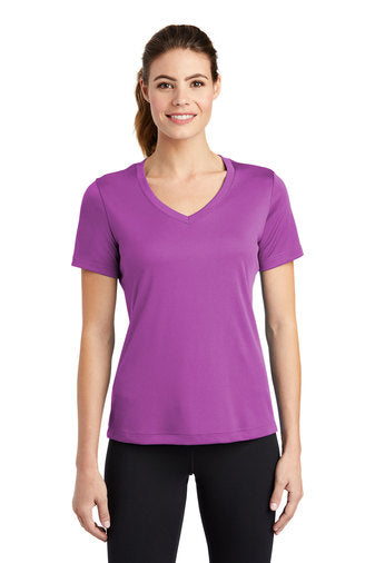 All American Women’s Posicharge Short Sleeve V-Neck Tee